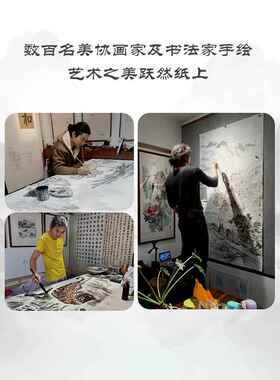 新中式纯手绘国画荷风清韵图茶室挂画荷花图客厅背景装饰画办公室