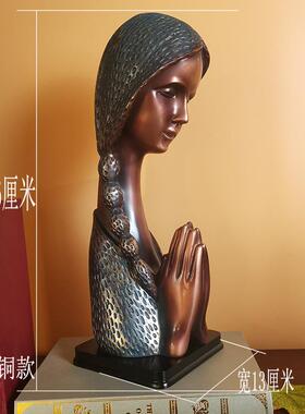 正品欧式雕塑家居饰装女摆件时尚创玄意酒美柜办公室客厅关树脂工