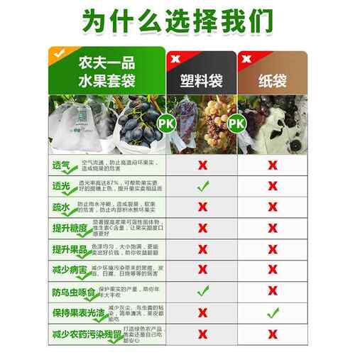 农用防水新型防鸟防虫葡萄柑橘桃子套袋透气多用途水果果树透气强 - 图0