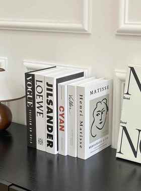 in假书装饰书时尚休闲现代模拟书创意生活杂志桌面饰品摄影道具