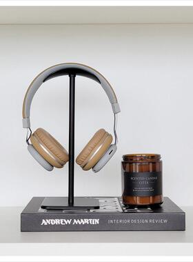 现代样板间书柜简约家居软装饰品挂画创意陶瓷头像摆件组合ZH3023