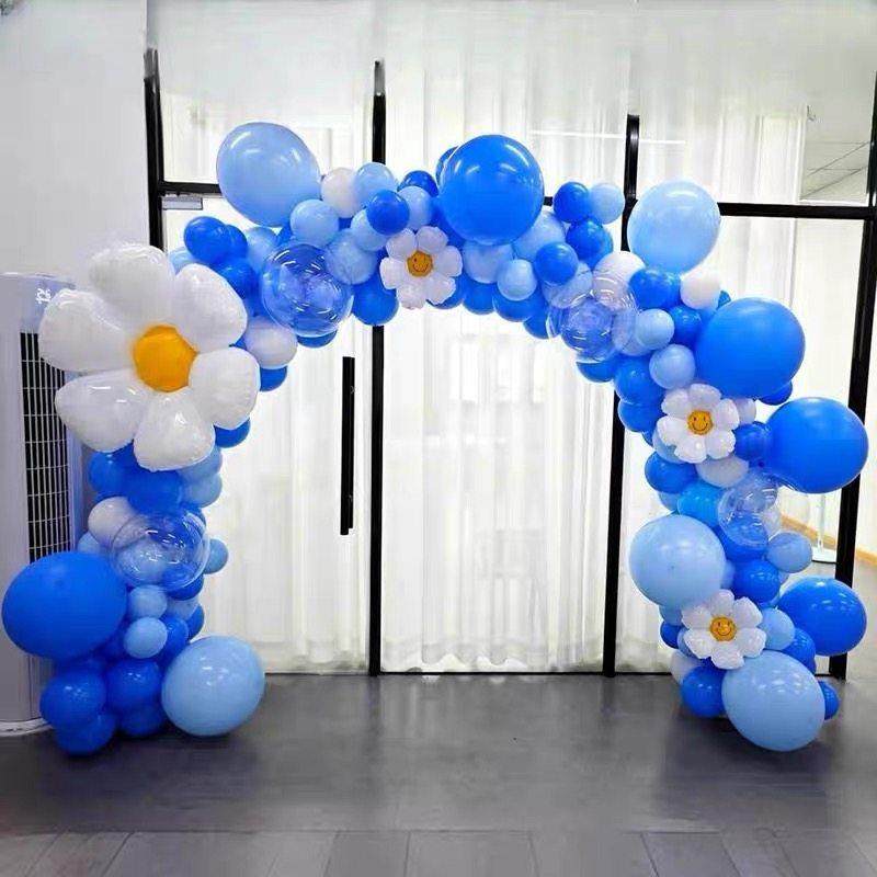 入口宴会蓝色学校气球连锁店布局返校活动装饰道路指南拱门店开业,淘宝优惠券,粉丝福利购,淘宝优惠卷