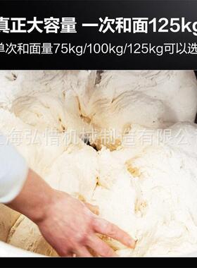 3包/4包/5包粉翻缸和面机大型搅面机100kg双速双动和面机厂家