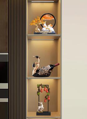 旺福临门家居客厅电视柜桌面装饰品酒柜福禄乔迁礼物玄关高档摆件