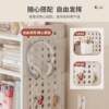Internet celebrity popular desktop small bookshelf study table hole board storage rack student desk multi-layer storage shelf