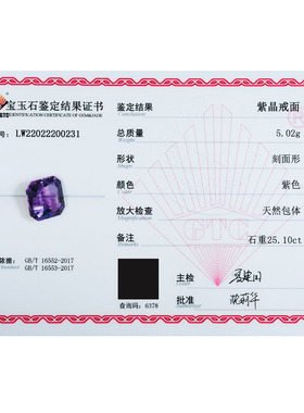 亏本检漏价 25.1克拉大颗粒阿斯切紫晶裸石戒面 支持私人定制