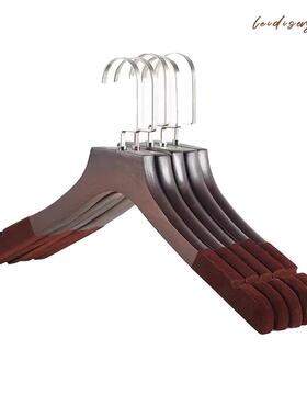 意式轻奢样板房衣柜榉木衣架衣服撑道具衣帽间装饰摆件酒店展厅