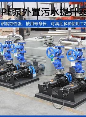 污水处理PE污水提升器地下室大型商用场所一体化提升泵站