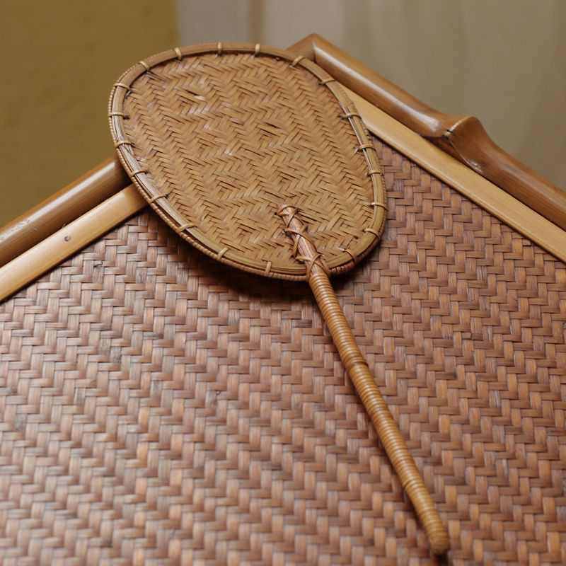 日式迷你长柄扇子茶炉扇炭炉宫廷中国风团扇竹编凉炉扇复古道具,淘宝优惠券,粉丝福利购,淘宝优惠卷
