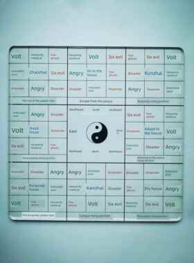 于老师推荐 八宅一张图学会八宅风水立极尺罗盘