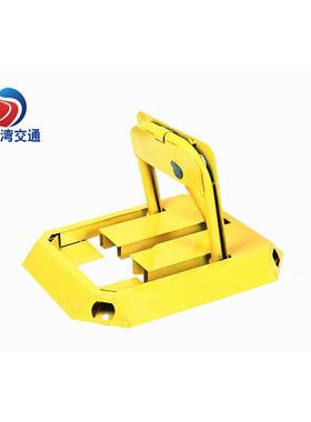 防撞固定车库停车位地锁加厚汽车占位锁八角型车位锁手动停车锁