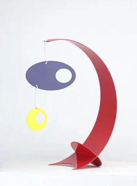 轻抽象带雕塑铁艺摆件现代简DZT约奢家居售楼部样板间门球店面装