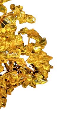 黄招水晶大号柜办公室意酒装饰LYC品财摆件摇钱树客创厅电视柜发