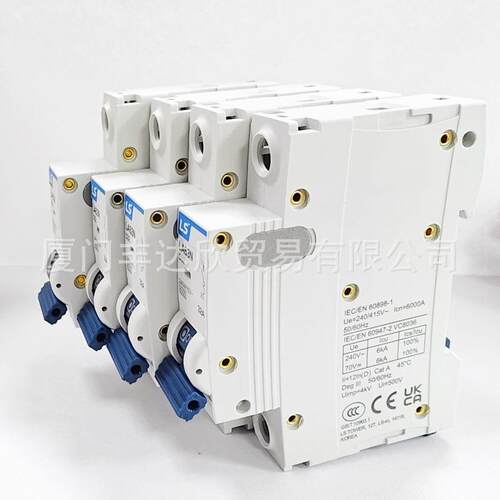 韩国LS电气微型断路器 LC63N 1P+N 3P+N AC型 A型 微型断路器 - 图0