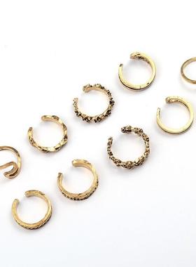 镀银脚戒女韩版潮人脚趾环瑜伽性感脚趾戒开口个性玫瑰金尾戒