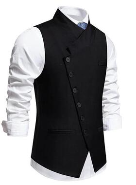 Y 93391 Men's Single Breasted Vest 士西服背心