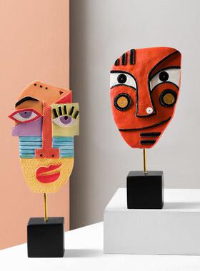 创意ins风抽象人物艺术感摆件客厅电视柜酒柜高档现代家居装饰品