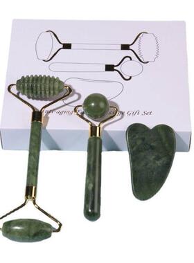 Face Massager Roller Gua sha Jade Store Scraper Roller massa