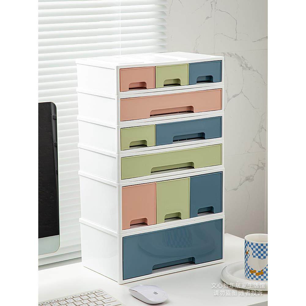 抽屉式桌面收纳盒办公室工位整理神器文件置物架多层杂物储物柜子,淘宝优惠券,粉丝福利购,淘宝优惠卷