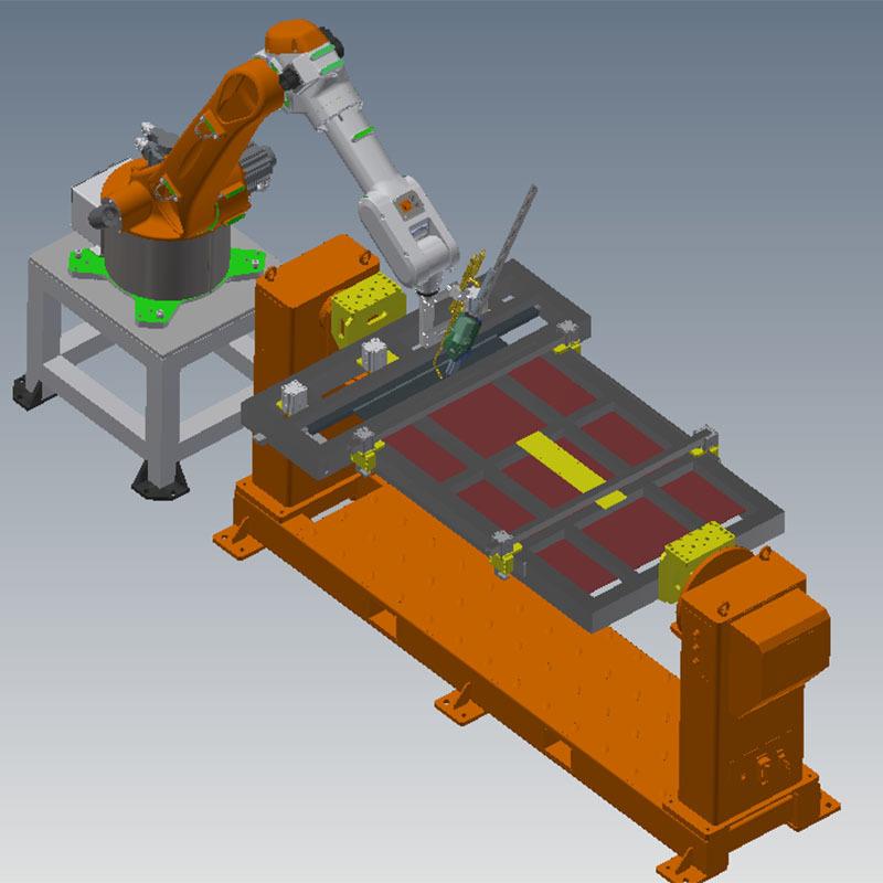 Shenzhen manufacturer lead plate flame welding manipulator laser welding automation industrial intelligent equipment manipulator arm