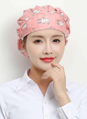 2026款巨好看的帽子遮阳春新医护医生纯棉女不压头发调节扣口腔科