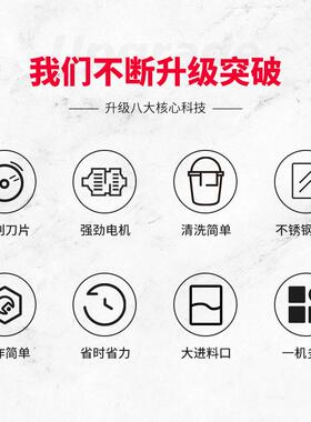 小型口切肉机商用全自动大功率不锈钢切片机立式切肉片机