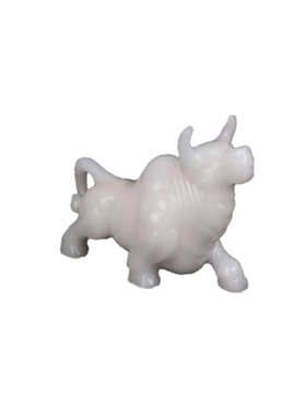 厂家直销天然阿富汗白玉石玉器 摆件 生肖牛摆件 办公礼品批发