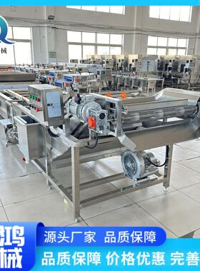 厂家供应洗蘑菇设备 食用菌香菇气泡清洗机 金针菇加工成套流水线