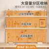 Desktop hole board storage rack table bookshelf vertical student home desk punch-free metal storage layer shelf