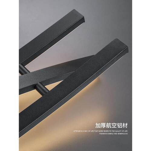 餐厅吊灯现代简约北欧极简轻奢客厅一字长条吧台餐桌灯网红书桌灯 - 图1