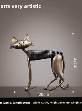 Tooarts创意迷人的猫饰品客厅入口家居配件个性化桌面电视柜礼品