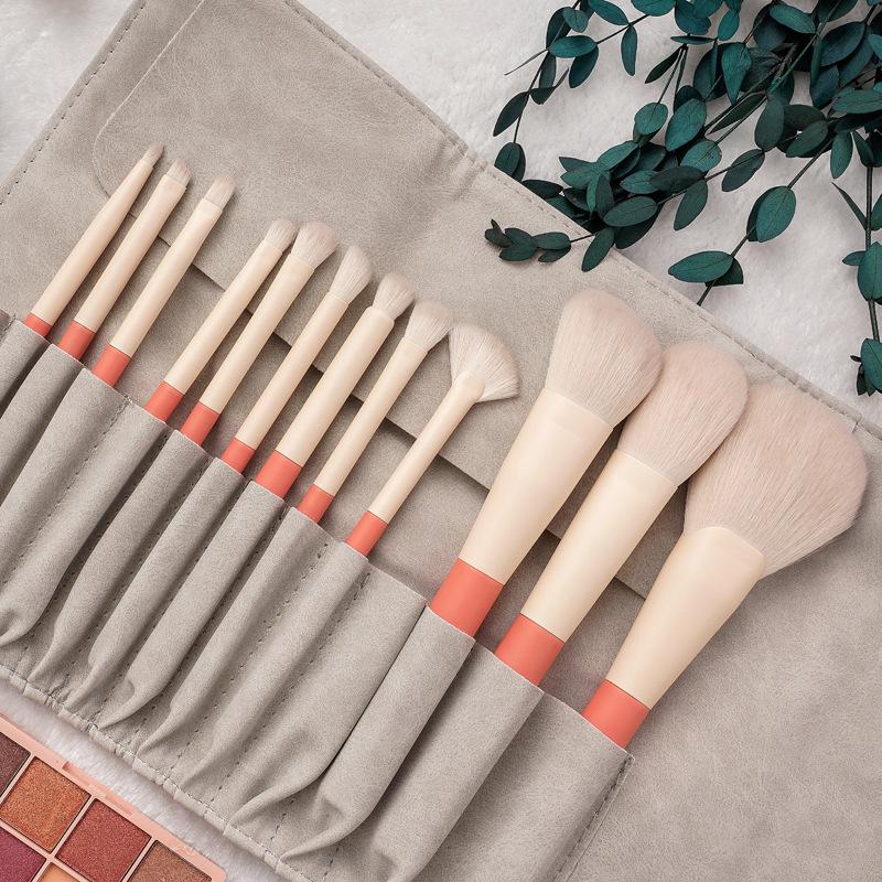 支软毛粉底系列粉刷眼影工具化妆刷全套假日瑕刷12散遮瑕套装 - 图2