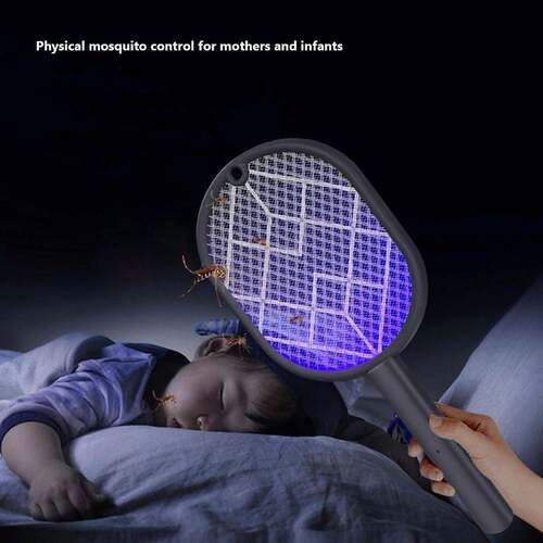 3000V Insect Racket Mosquito Killer Lamp Electric Shocker UV - 图2