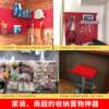 Colorful hole plate shelf tool wall hardware display rack wall hanging multifunction round hole hanging plate metal plate storage rack