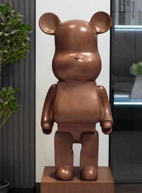 网红装熊大大摆件号存钱罐JUT新中式美式别墅客落厅电视柜地饰品