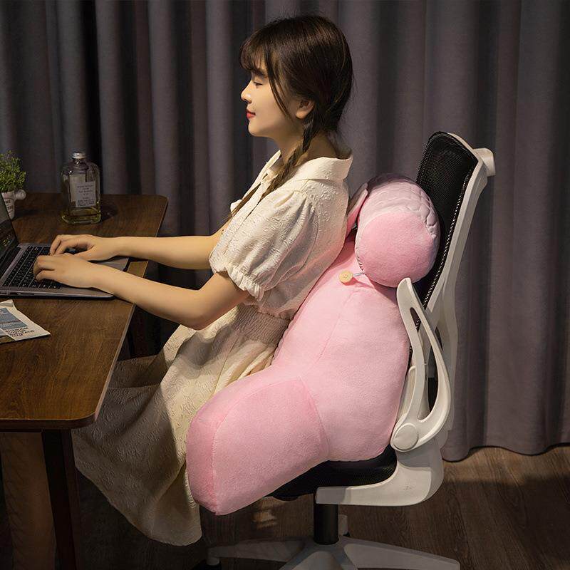 Summer office cushion pillow bed waist support pregnant women back waist pillow artifact ice bean bean tatami bay window bed