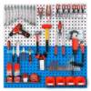 Factory direct sales hardware tool hanging board wall storage hole board display rack square hole hanging board hook tool hanger