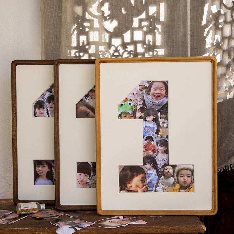 小红书宝宝一周年成长纪念照相框儿童12个月记录照片相册周岁礼物,淘宝优惠券,粉丝福利购,淘宝优惠卷