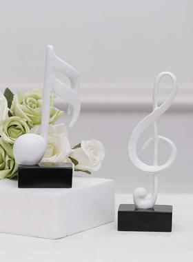 寓意好的摆件客厅轻奢高档现代简约音乐奖杯五线谱音符钢琴家居装