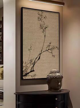 宋氏美学新中式客厅装饰画 画中式覆古文艺玄关画 画植物书房民宿