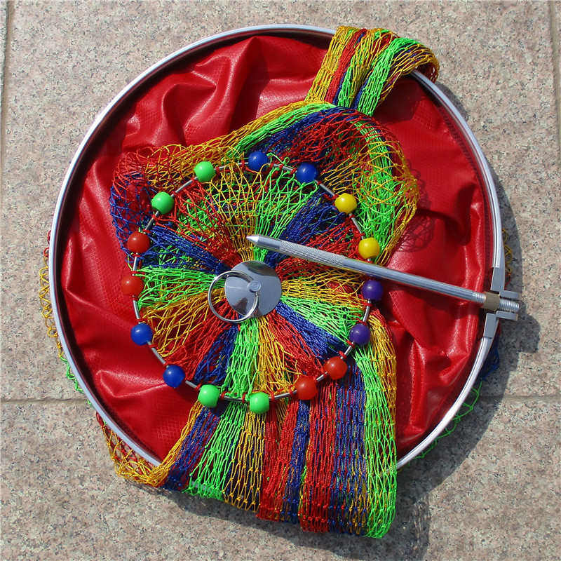 批发花色黑坑鱼护 不锈钢防挂渔护尼龙线手工编织竞技垂钓用品,淘宝优惠券,粉丝福利购,淘宝优惠卷