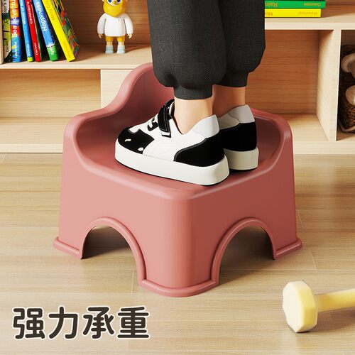 小凳子加厚家用椅子小板凳客厅座椅矮凳沙发换鞋凳多色洗澡凳 - 图1
