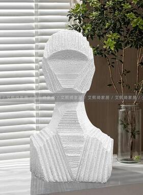 柜现代简约抽艺象人雕塑术品客厅电视橱2869窗家居软装饰品桌物面