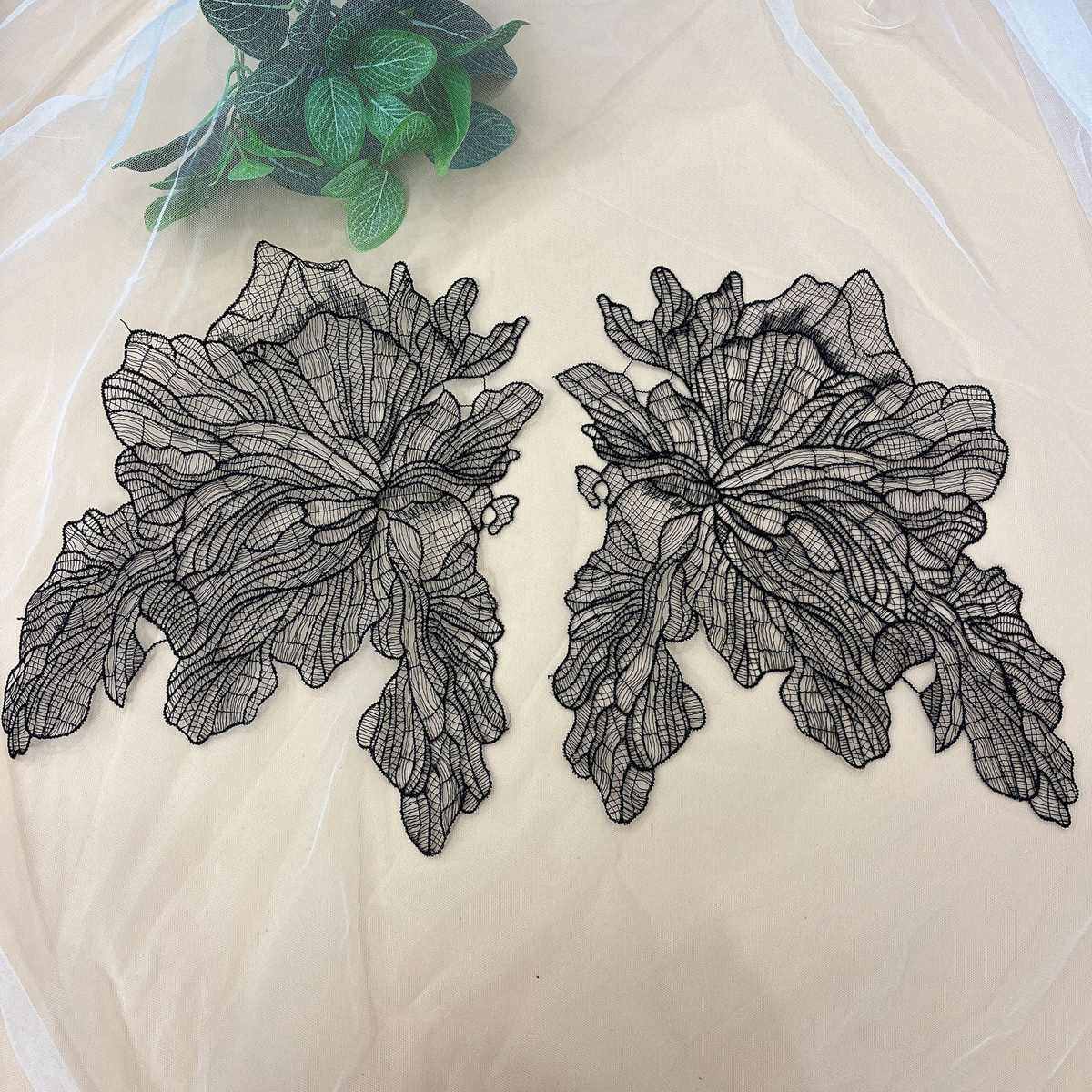鱼丝线枫叶镂空蕾丝朵花花片布贴补丁头饰婚纱配件婚庆手作DIY,淘宝优惠券,粉丝福利购,淘宝优惠卷