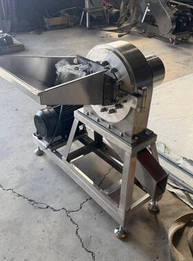 除尘300型不锈钢大米糯米粉碎机黄芪荷叶决明子粉碎机可出口