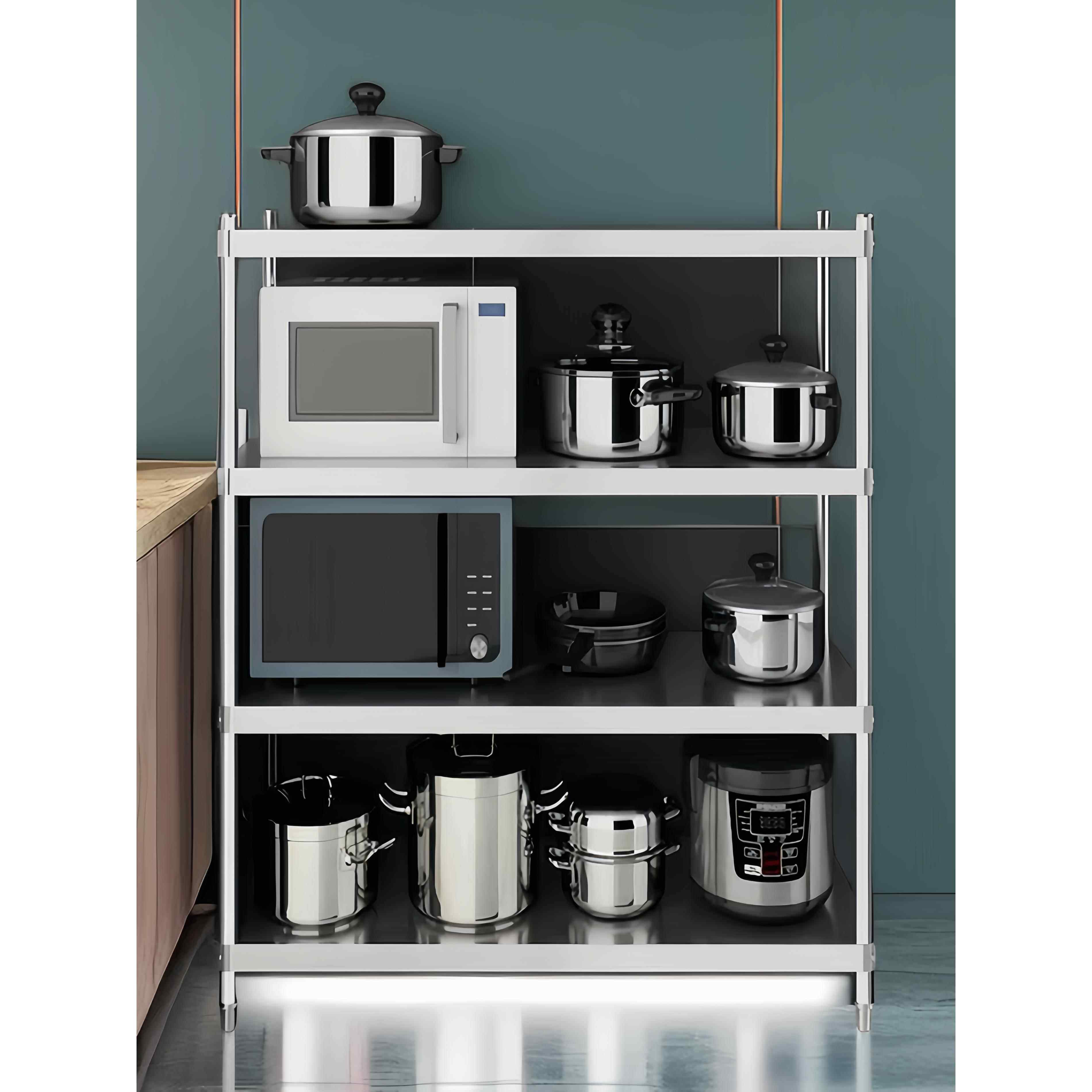 正品特厚304不锈钢货架落地置物架商用仓库家用厨房收纳架可定制,淘宝优惠券,粉丝福利购,淘宝优惠卷