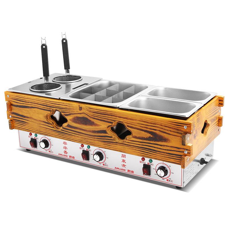 Oden cooking machine, commercial electric heating Oden cooking pot, noodle cooker, spicy hotpot machine, skewers fragrant pot