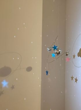 【阳光捕手】小宇宙星空反射灯光挂饰平衡挂件diy天花板家居饰品.
