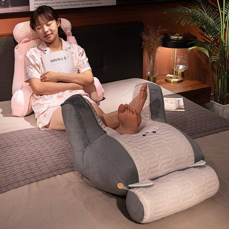 Summer latex ice silk bed large back sofa bay window waist cushion student dormitory bedside sedentary waist cushion batch