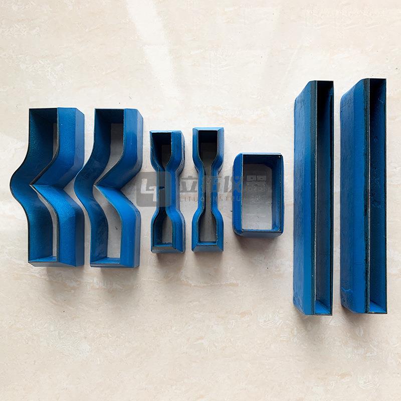 Rubber and plastic sample making knife die manganese steel rubber plastic cable rectangular crescent right angle tear dumbbell shaped punching cutter